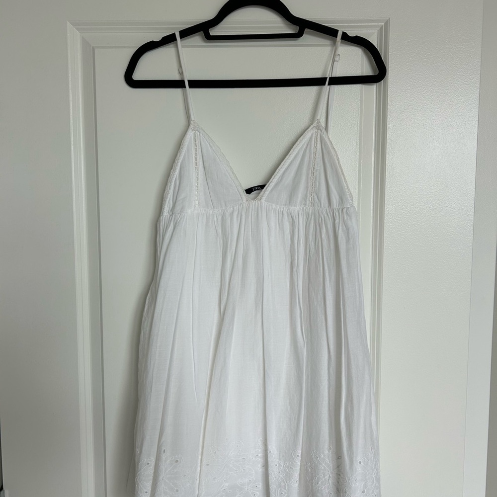 White Zara Mini Dress